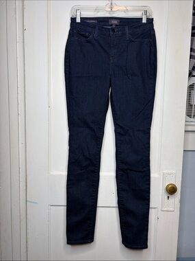 NYDJ Alina Legging Size 4 Dark Blue Skinny Jeans